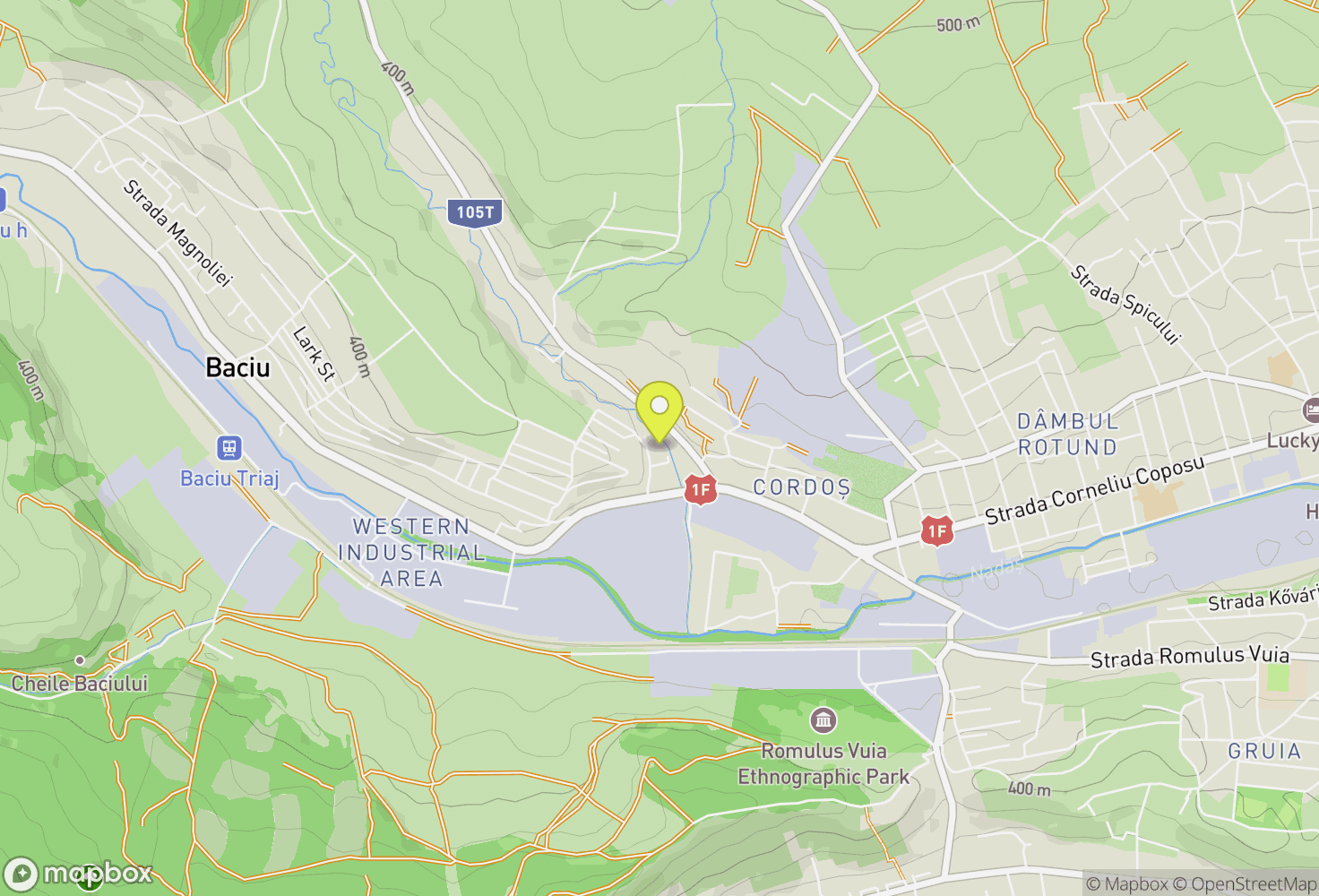 Map of Skai urban crag
