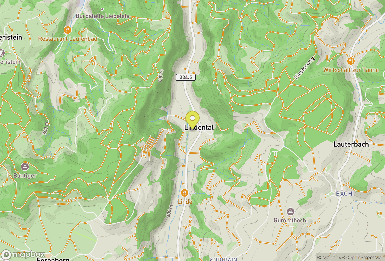 Map of Lindental