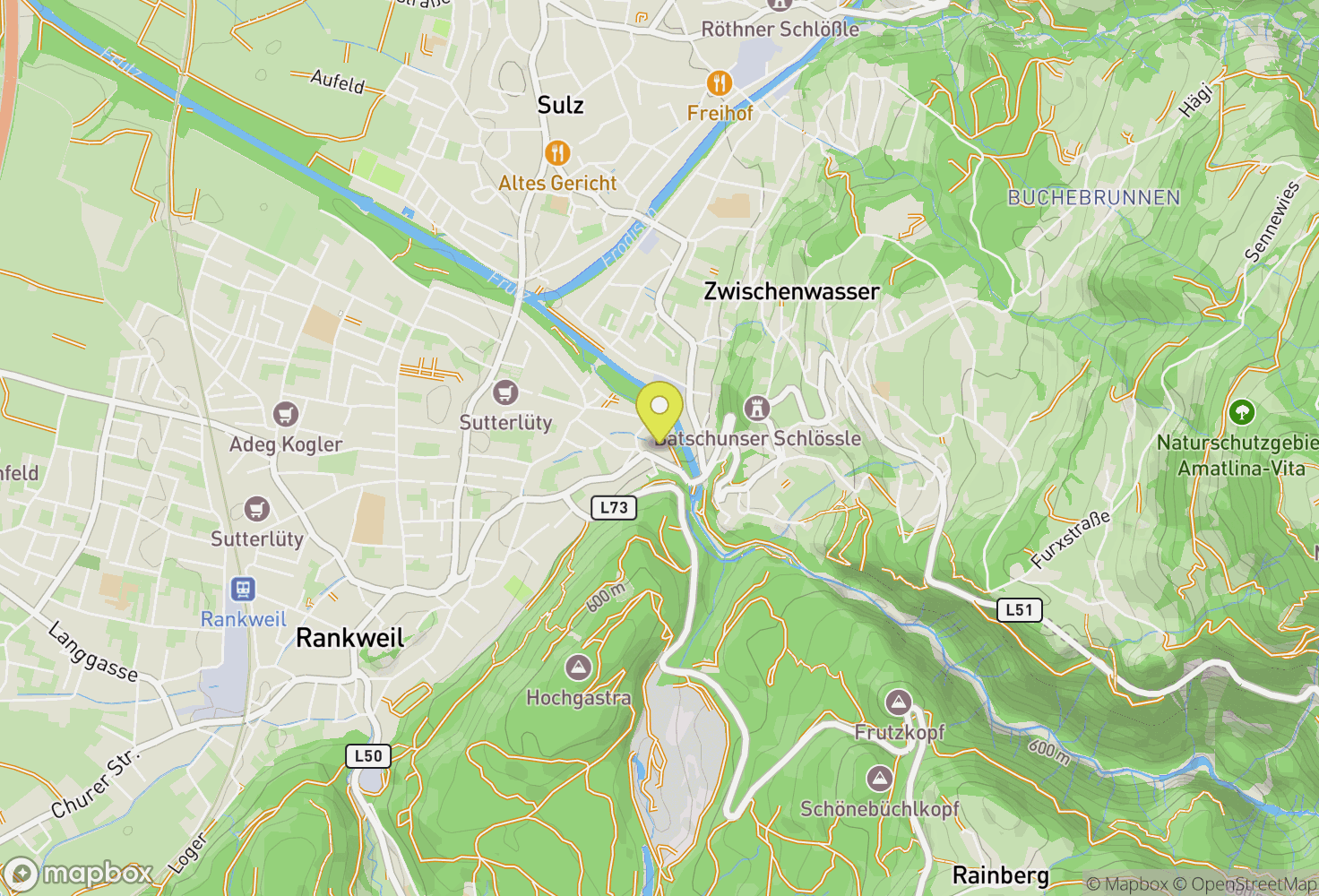 Map of Steinblock Rankweil