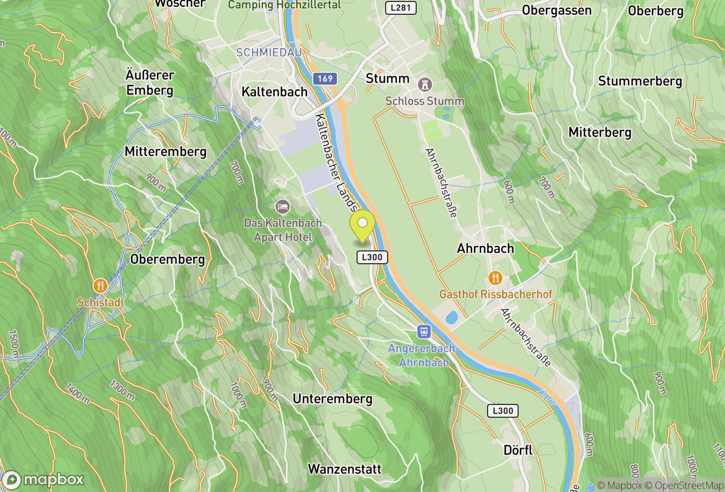 Map of Zillertal