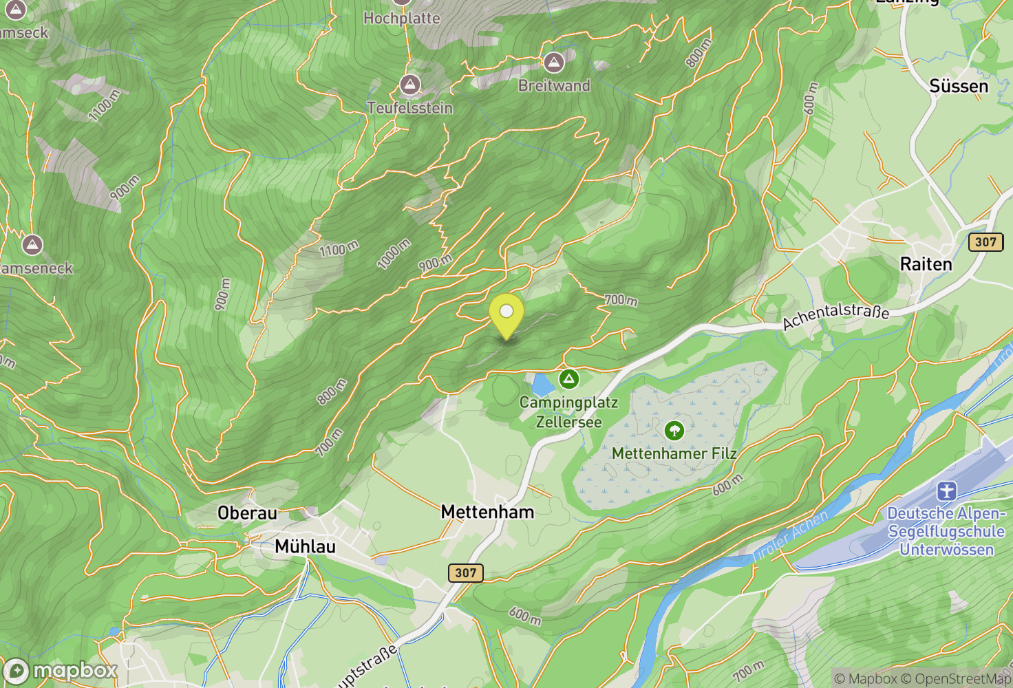 Map of Zellerwand