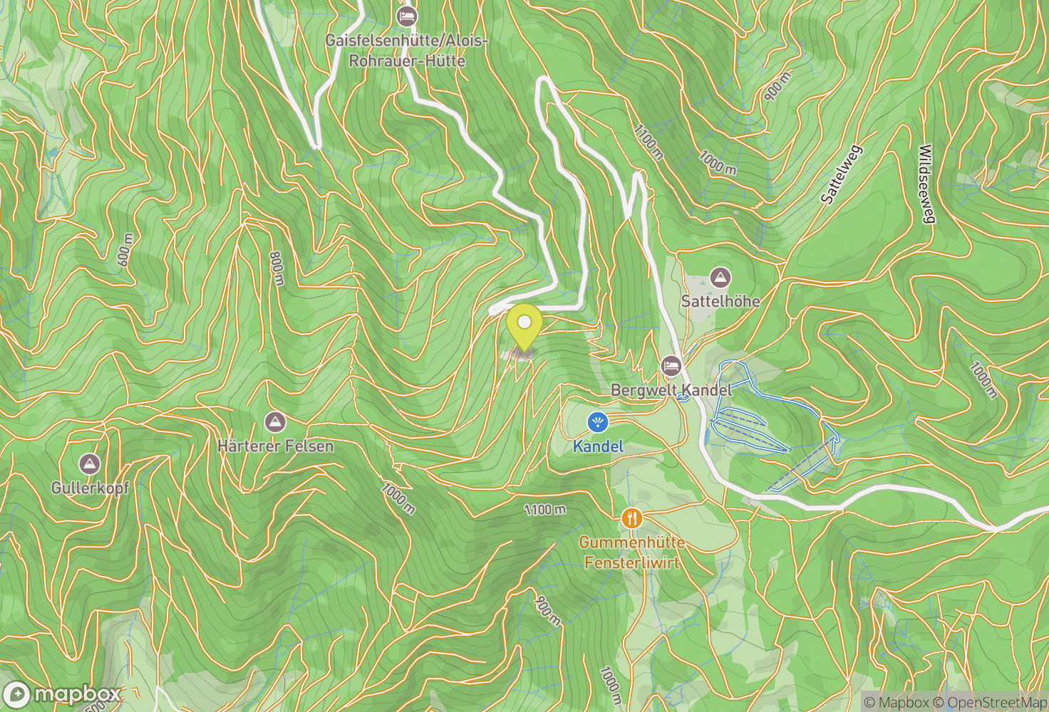 Map of Kandelfels