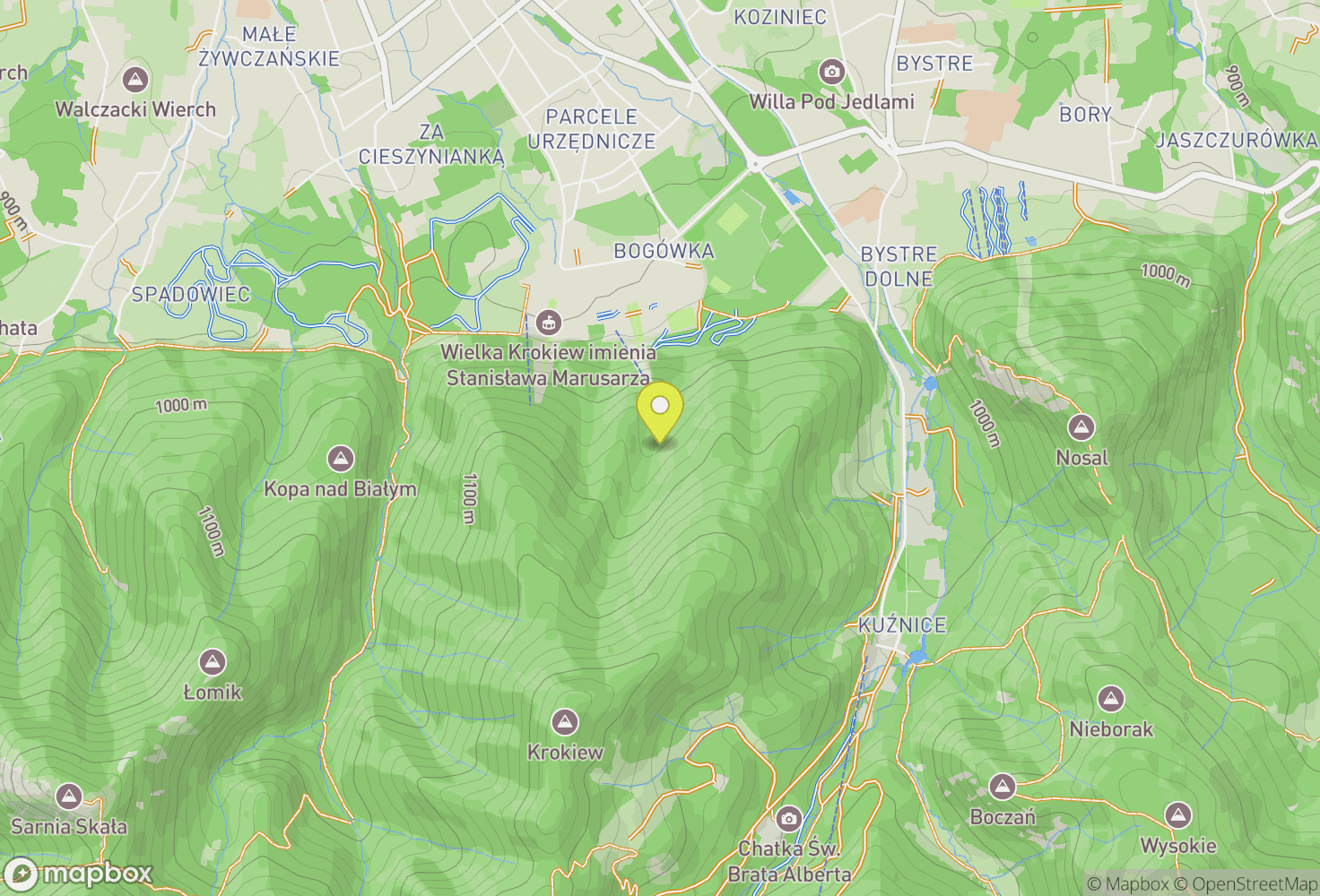 Map of Zakopane