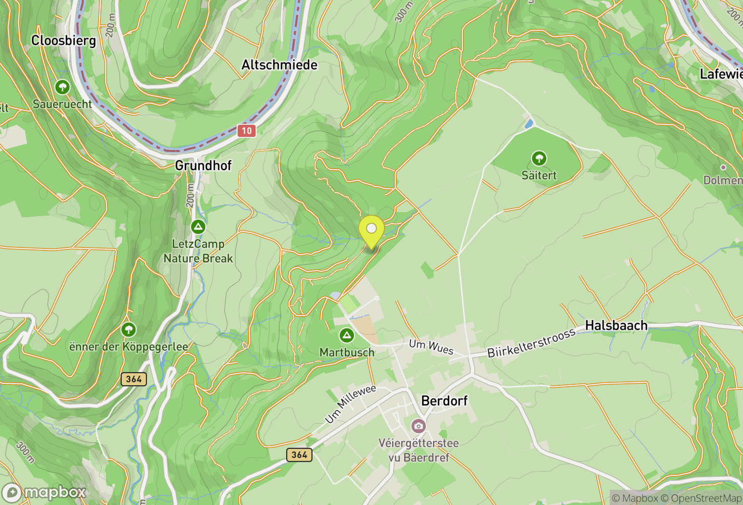 Map of Berdorf