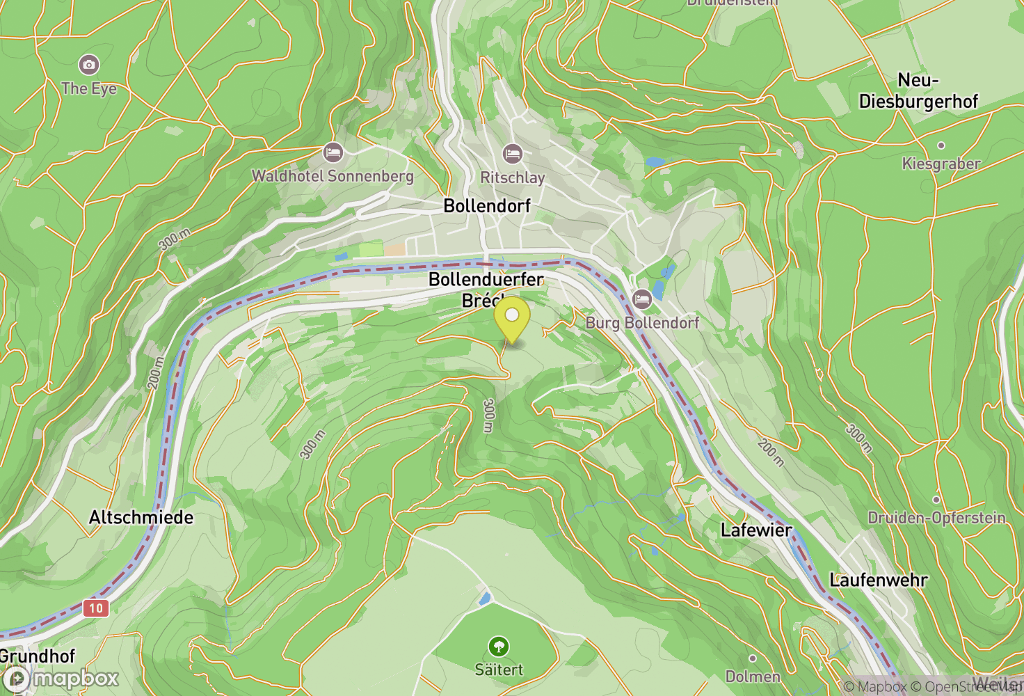 Map of Berdorf