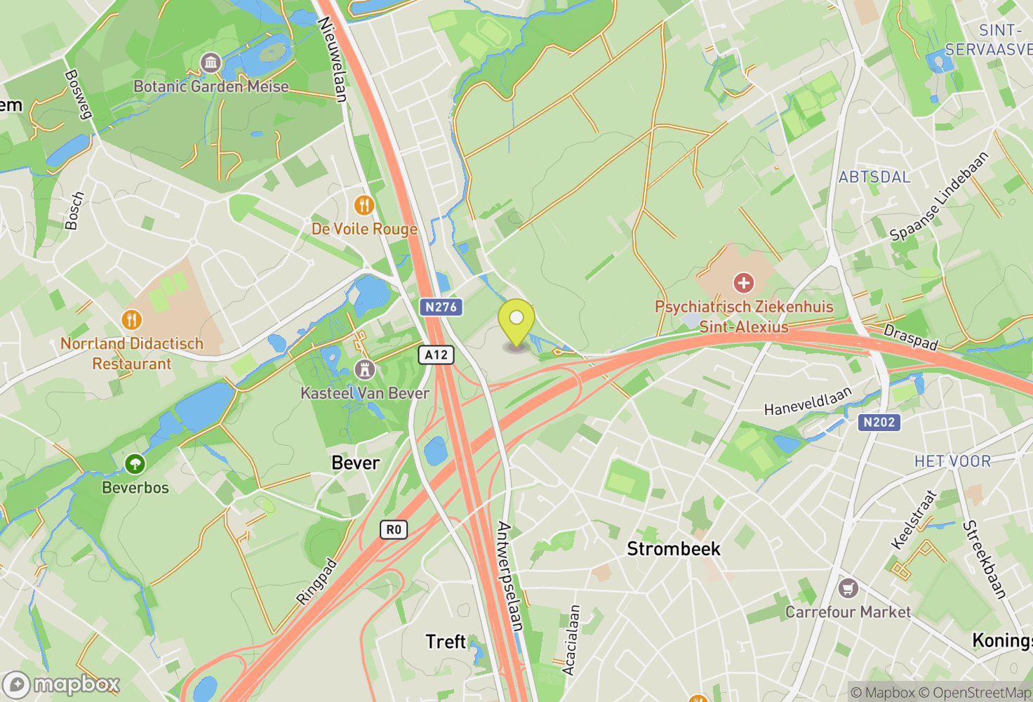 Map of PINK PEAKS Grimbergen