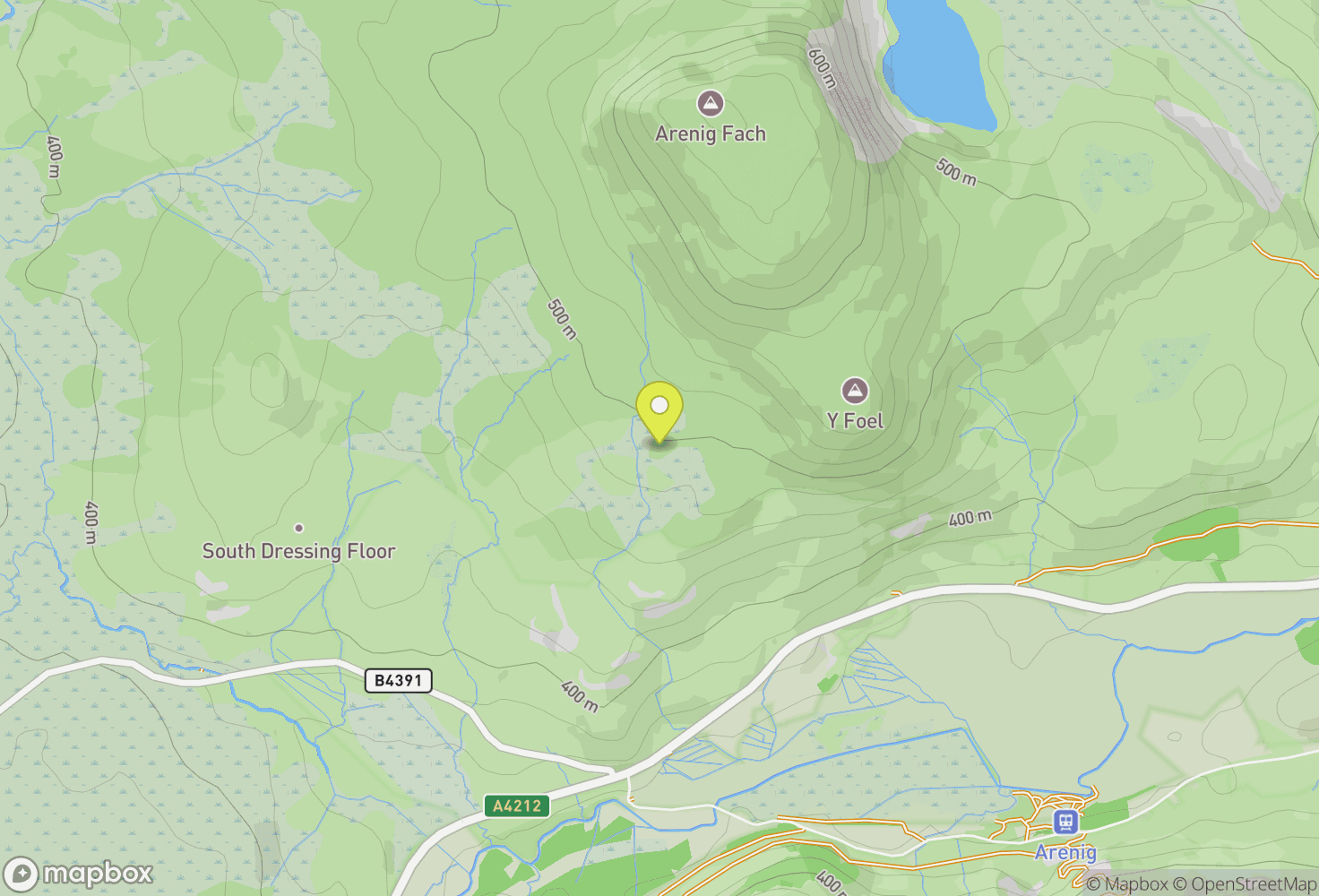 Map of North Wales