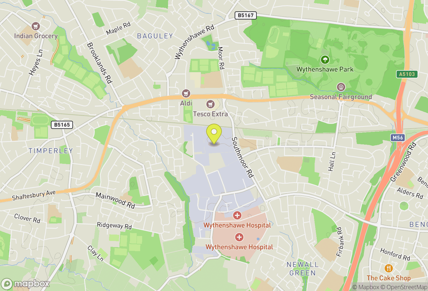 Map of Big Depot Manchester