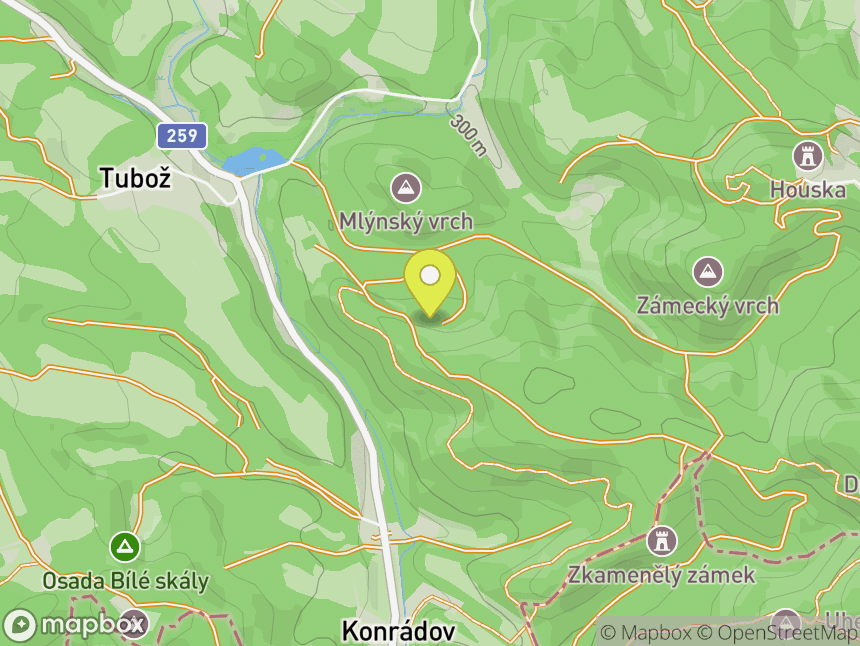 Skály u Tubože