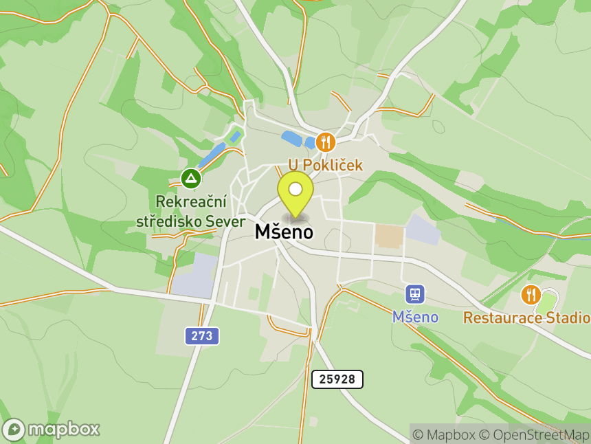 Lezecká stěna Mšeno