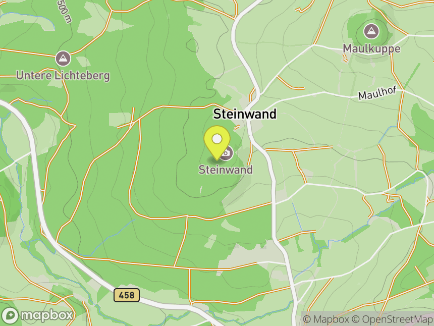 Steinwand Rhön