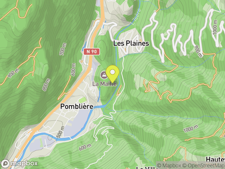 Falaise de Pomblière