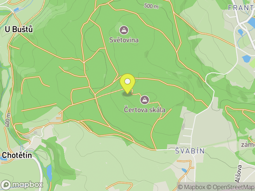 Čertova skála u Zbiroha (Čertovka)