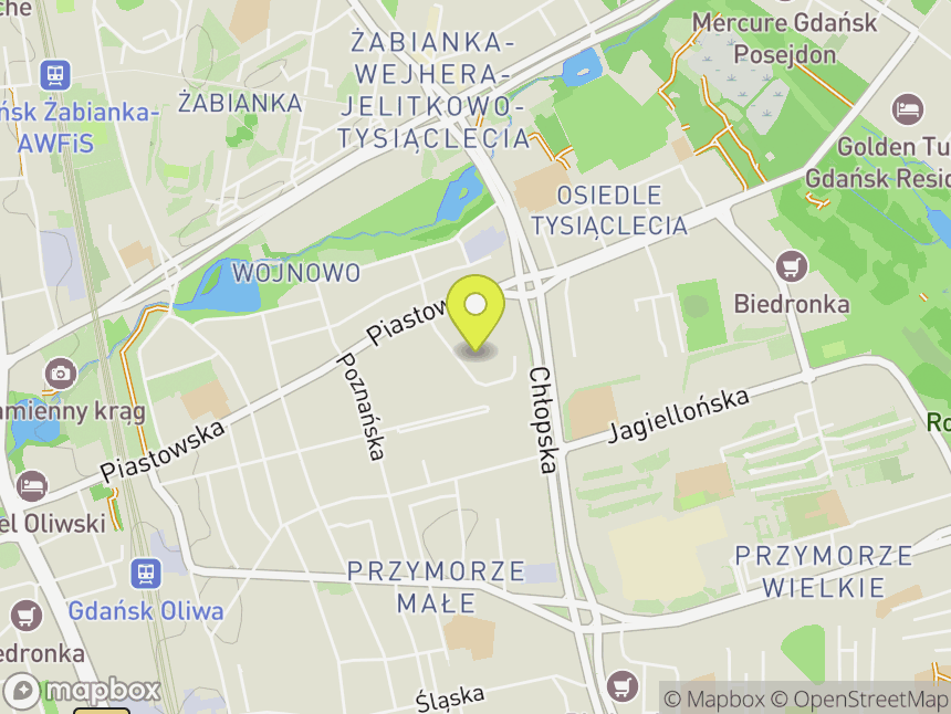 Komin przy Piastowskiej 70