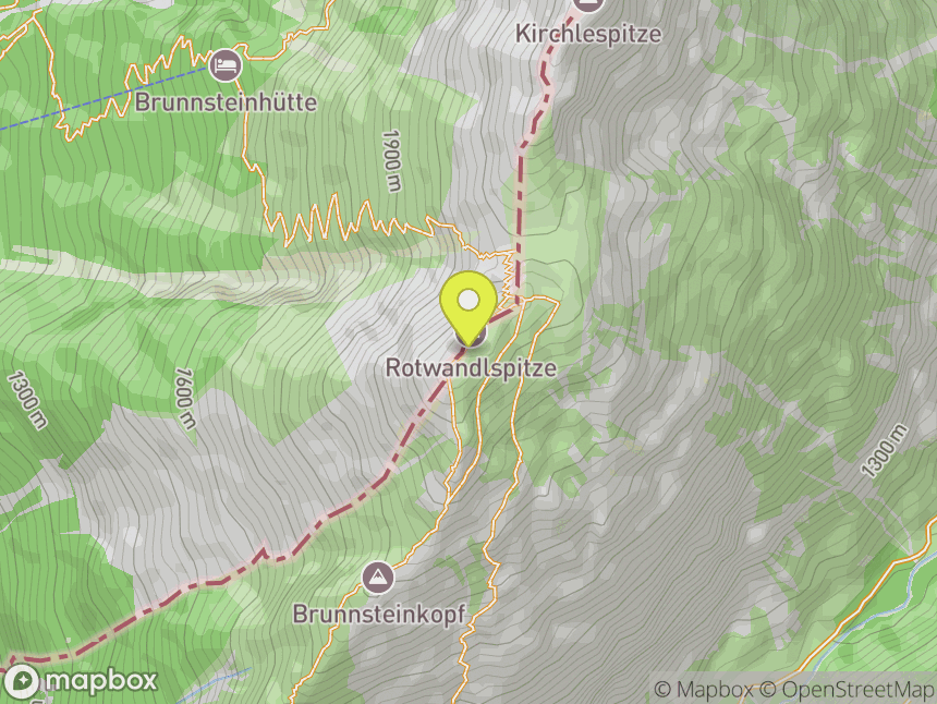 Rotwandlspitze - Brunnensteinspitze