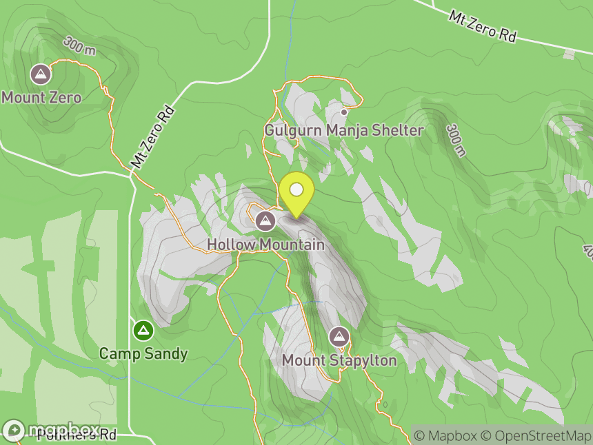 Hollow Mountain (N & NE side of Mt. Stapylton)
