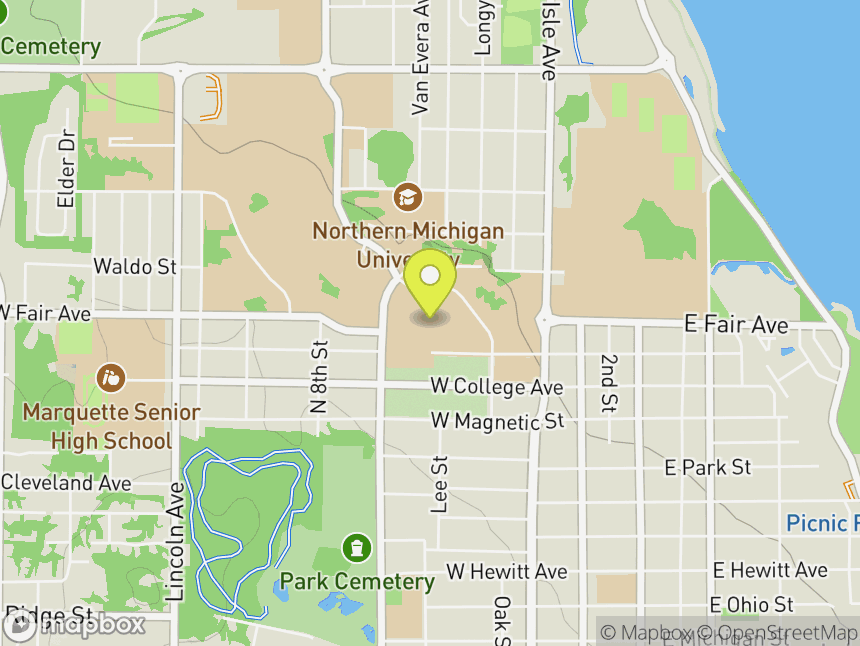 Northern Michigan University Wall (at the PEIF)