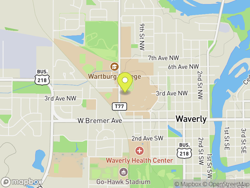 The W at Wartburg College